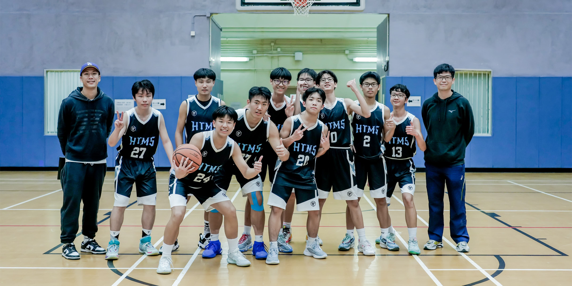 本校參加2023-24中學校際男子籃球比賽獲得佳績